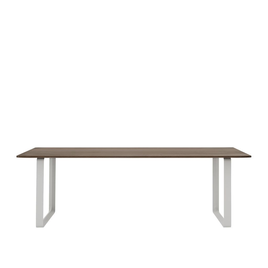 Muuto 70/70 Tisch 225 X 90 Cm, Eiche geräuchert/Grau