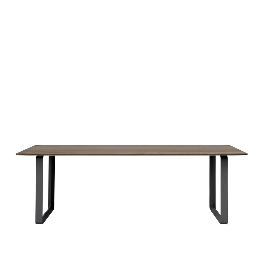 Muuto 70/70 Tisch 225 X 90 Cm, Eiche geräuchert/Schwarz