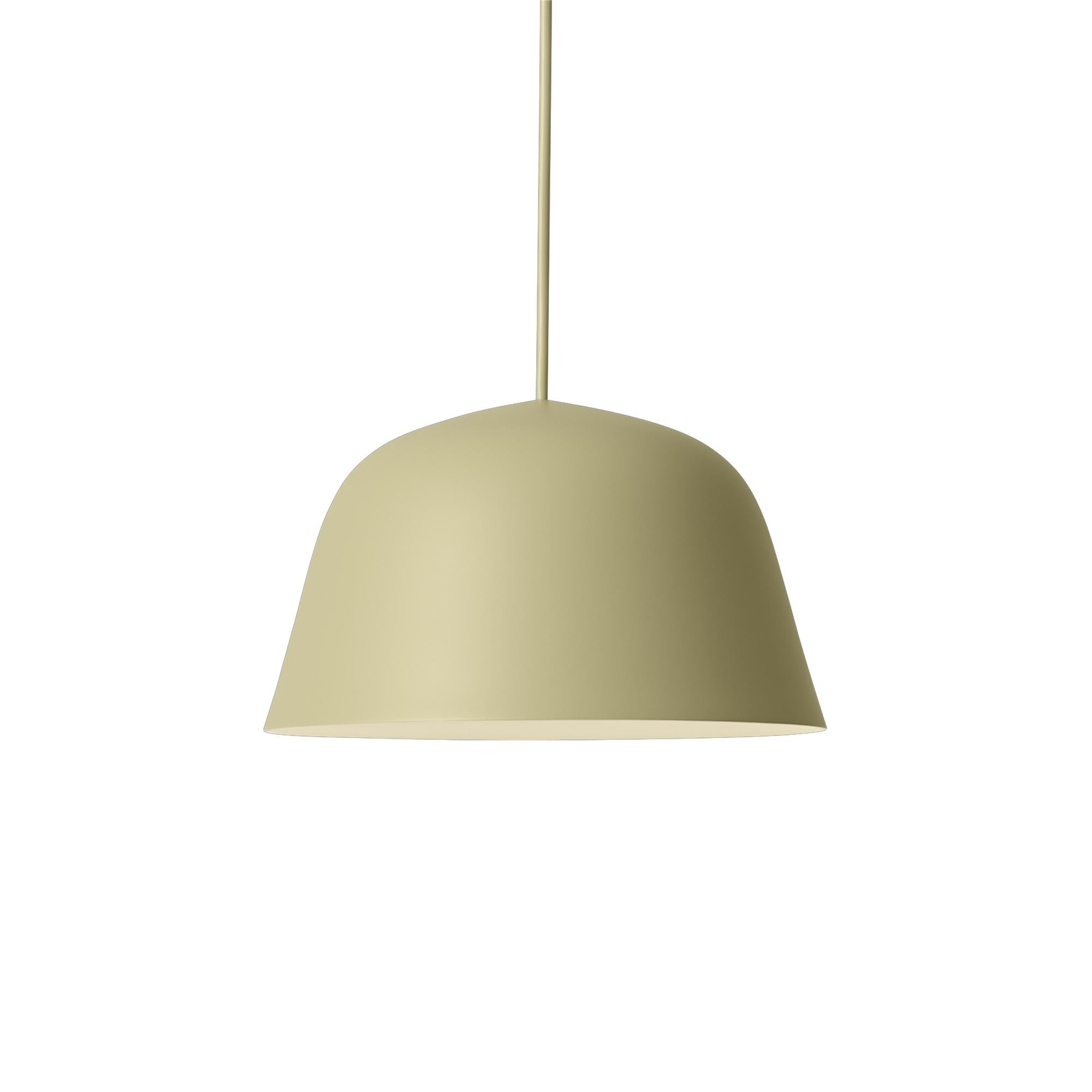 Muuto Ambit Pendant Lamp Ø 25 cm, beige/grønn