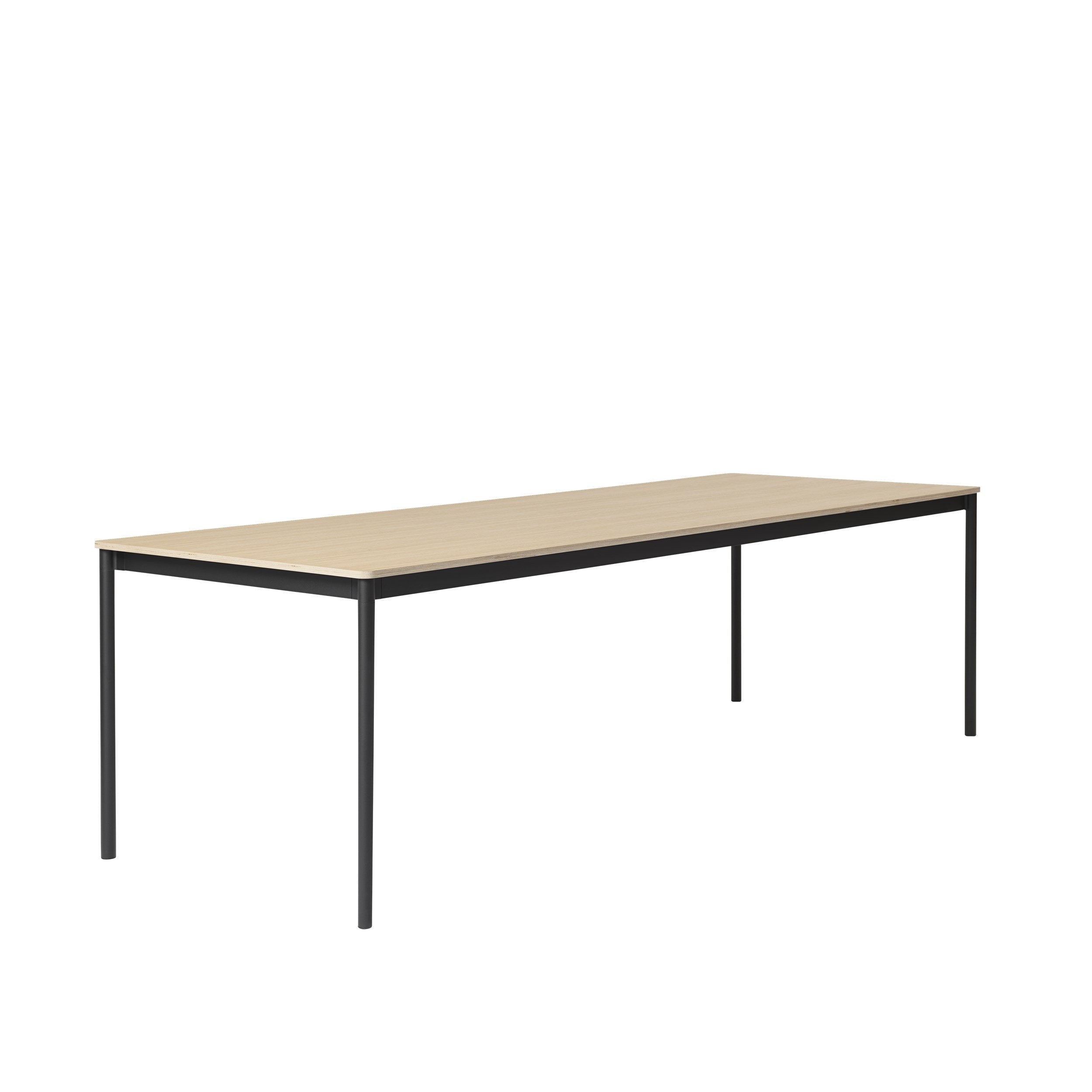 Muuto基桌190 x85厘米，橡木/黑色