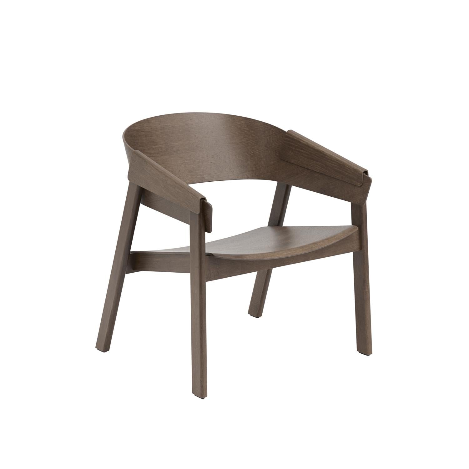 Muuto Dæk lounge stol, mørkebrun farvet