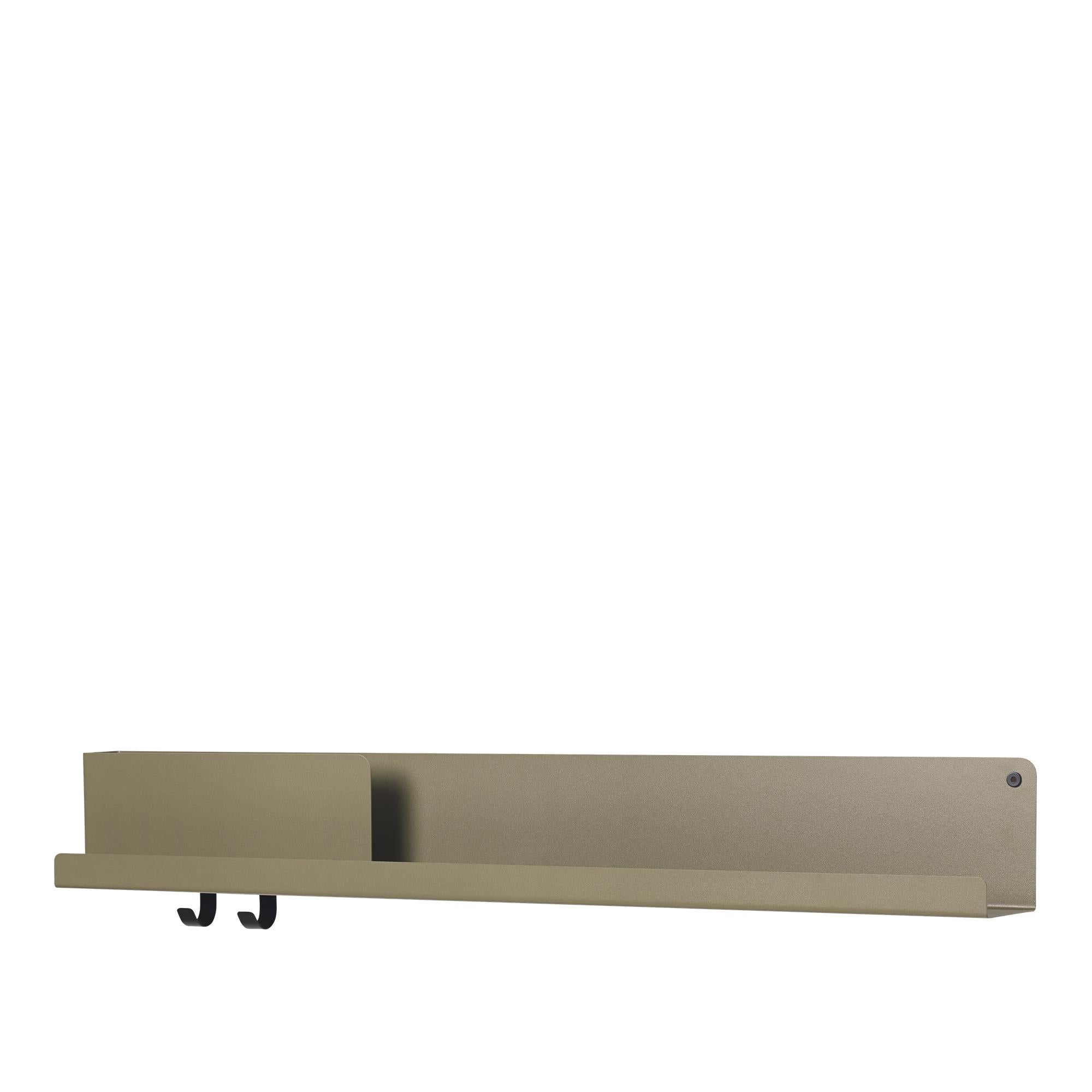 Muuto Folded Steel Shelf Large, Olive