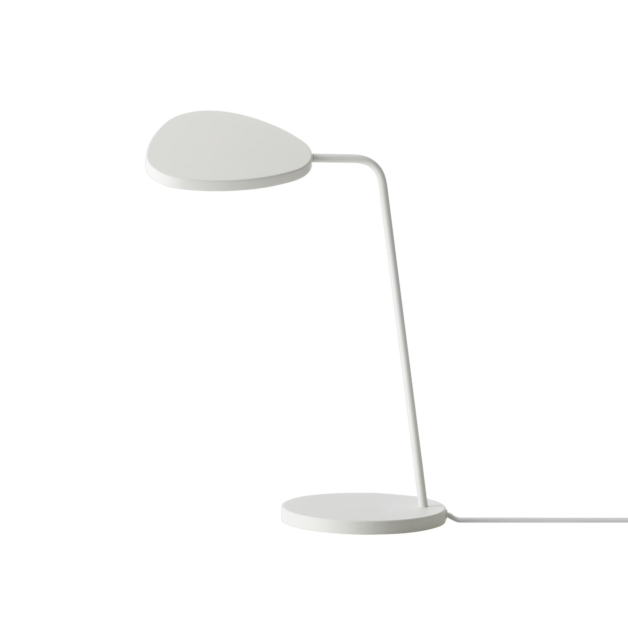 Lámpara de mesa de hoja muuto, blanco