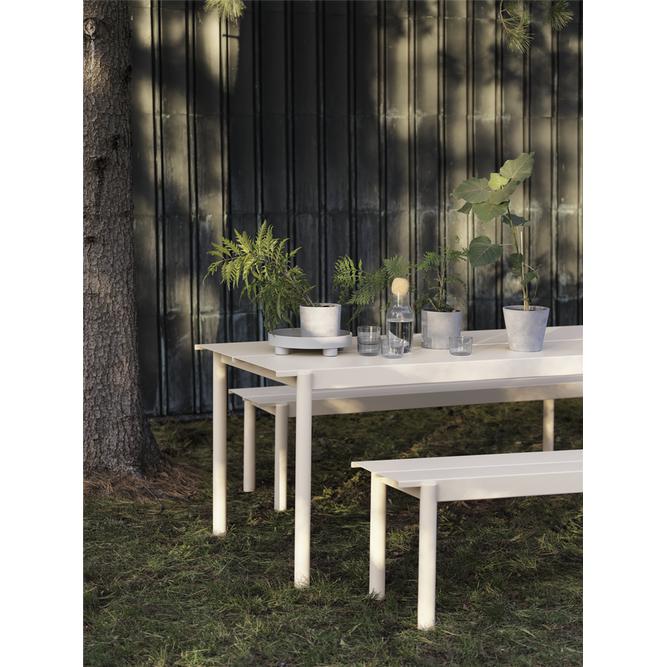 Muuto Lineal Steel Table 200x75 cm, verde