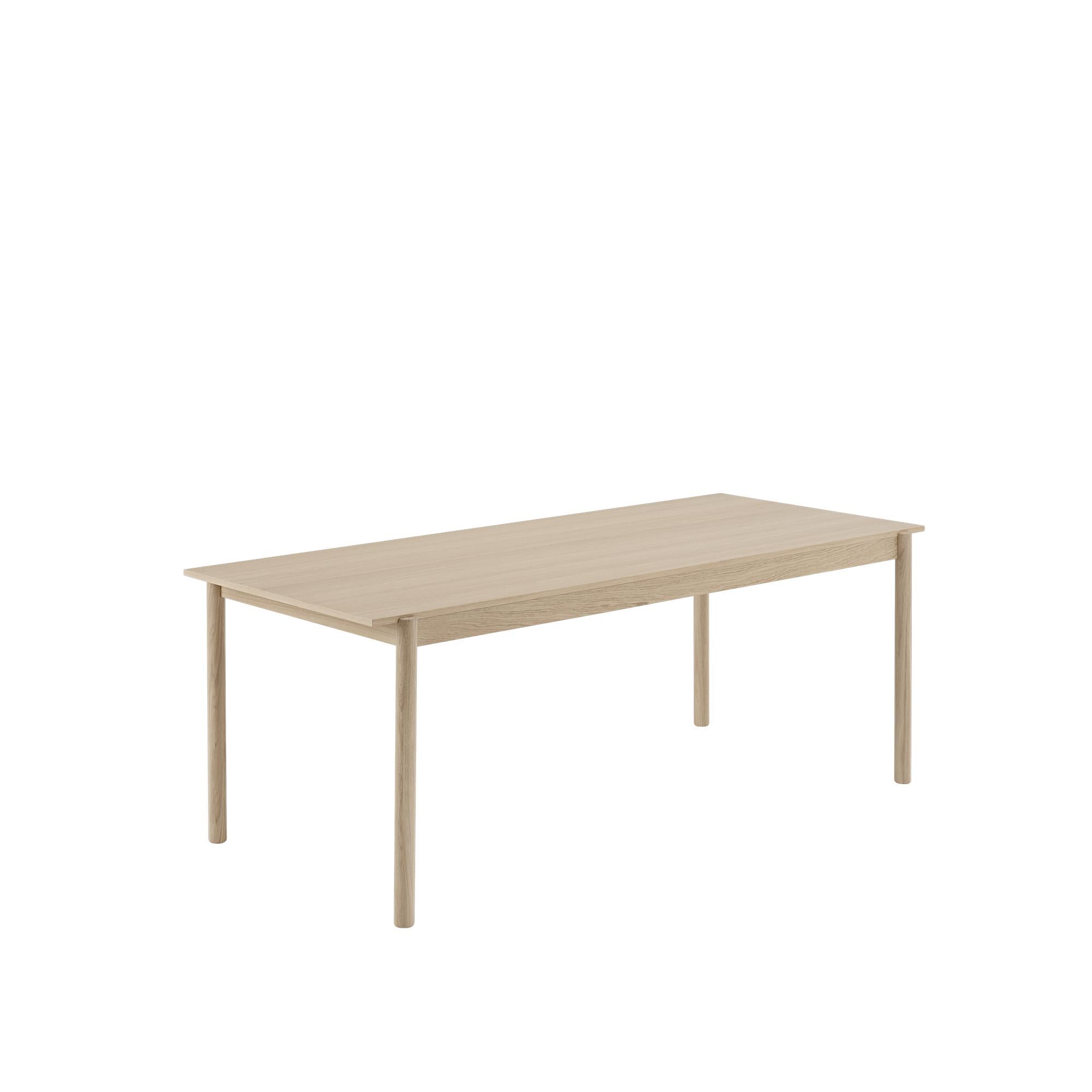 Muuto Lineaire houten tafel, 140x85 cm