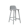 Muuto Nerd Bar Chair H 65 Cm, Grey