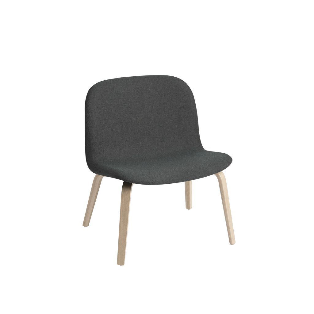 Muuto Visu休息室椅子木腿，橡木/fiord 991