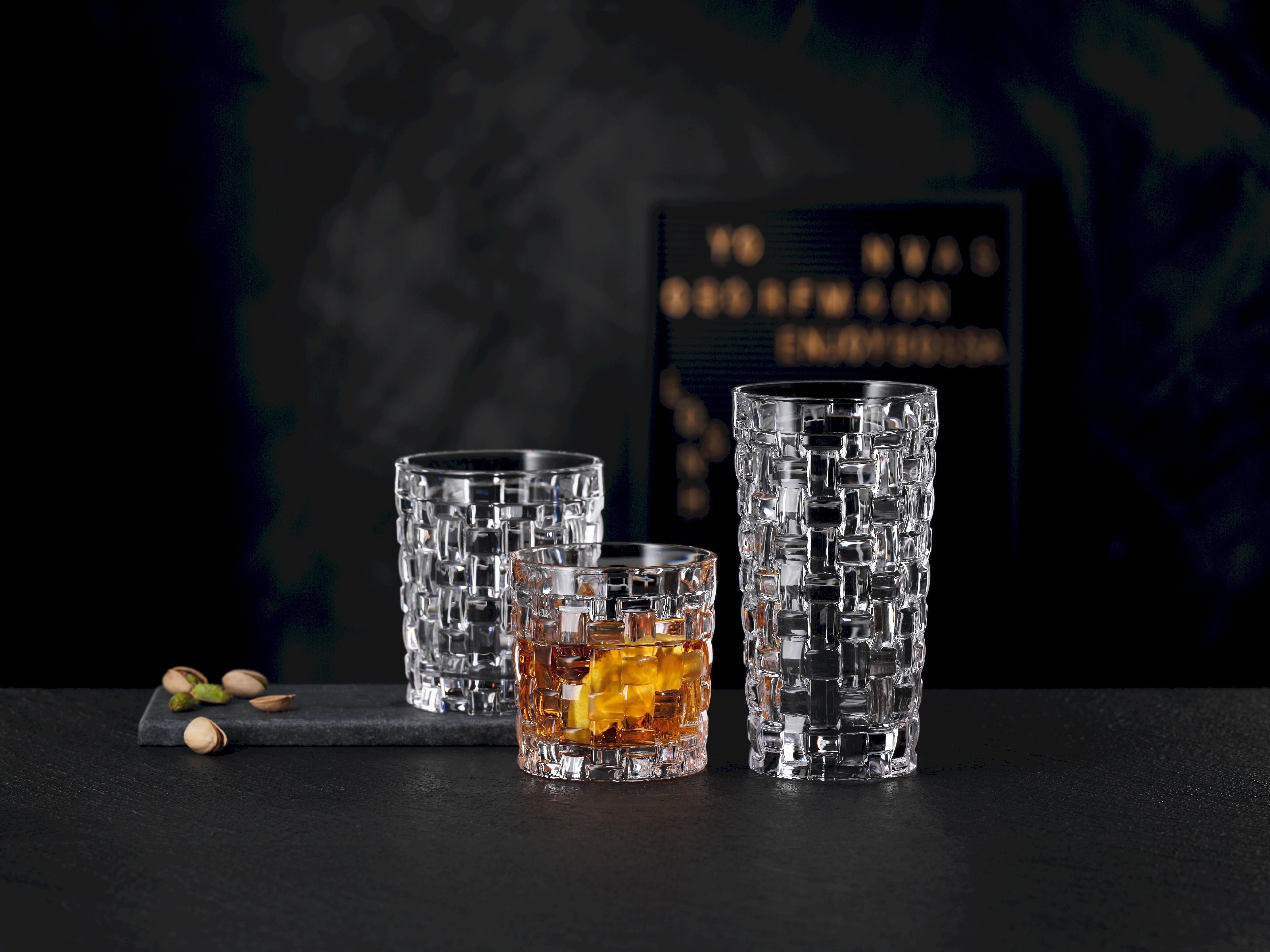 Nachtmann Bossa Nova Whisky Glass 330 ml, juego de 4
