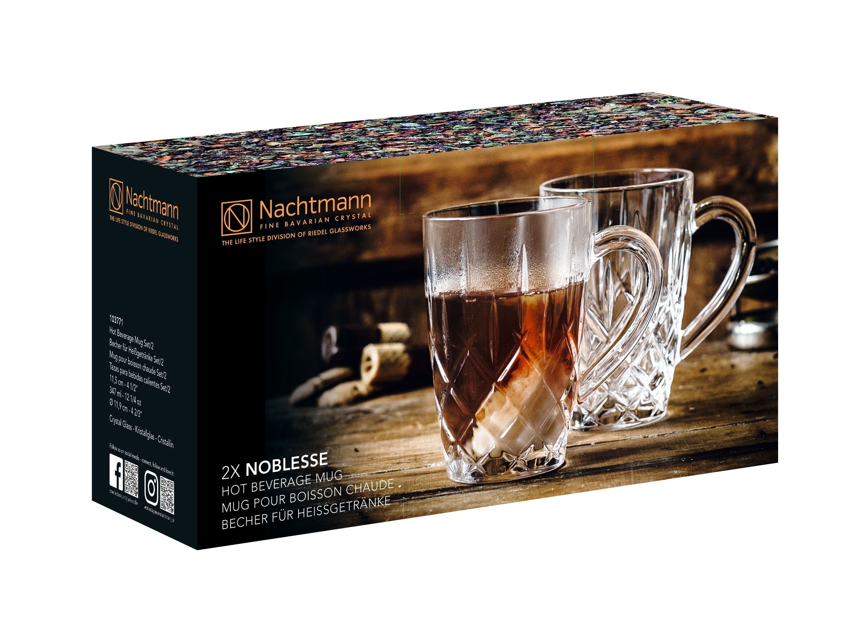 Nachtmann Noblesse Mug For Hot Drinks, Set Of 2