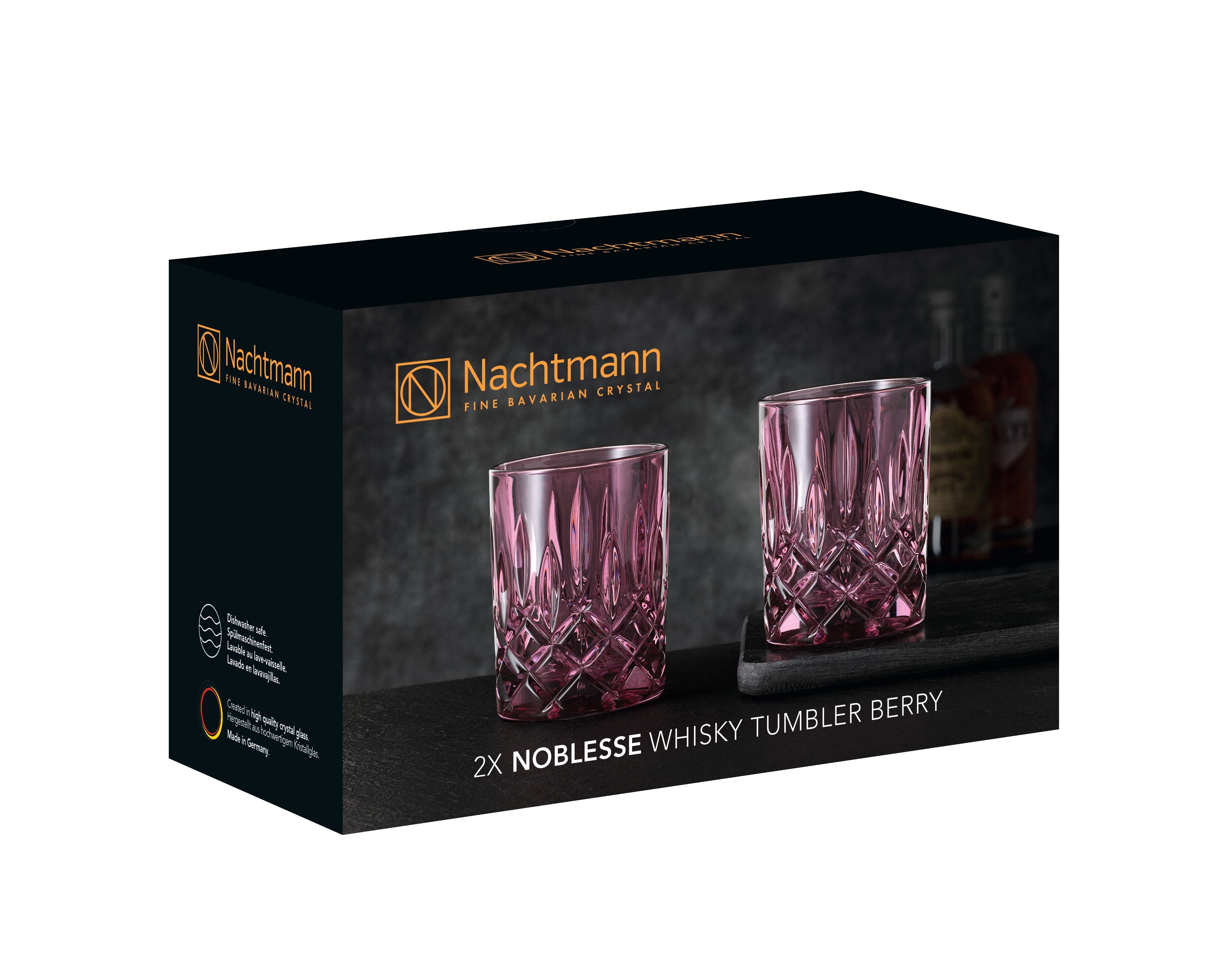 Nachtmann Noblesse Whisky Glass Berry 295 ml, sett af 2