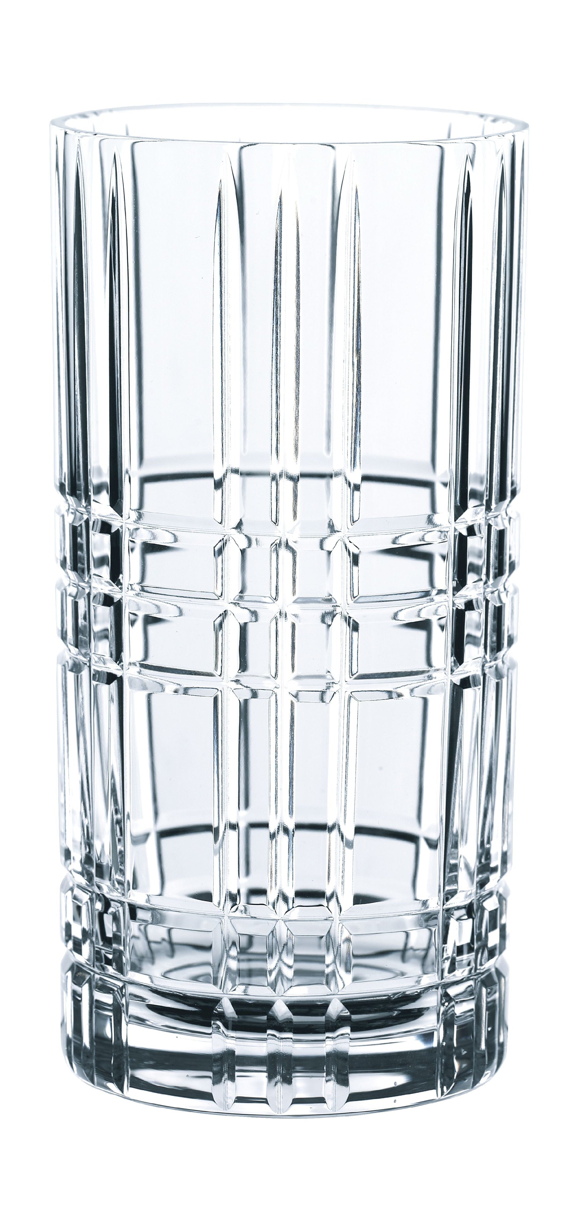 Nachtmann Square Long Drink Glass 445 ml, juego de 4
