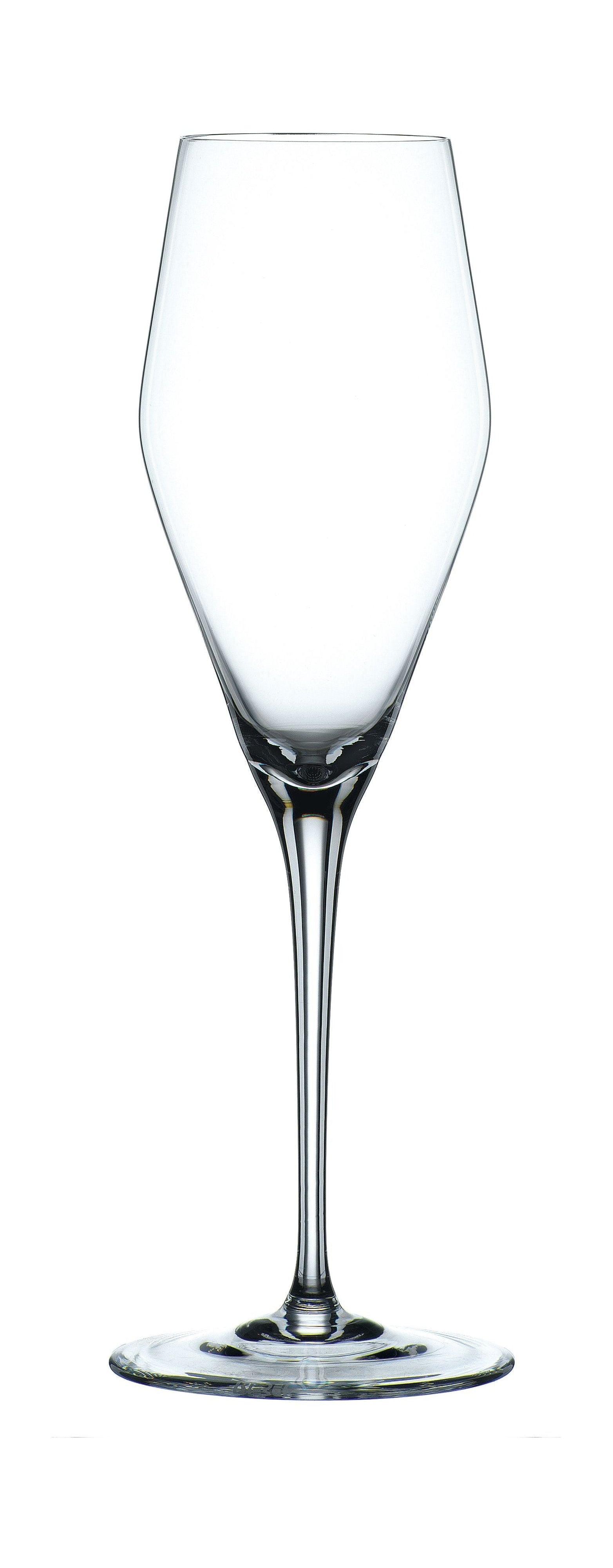 Nachtmann VI Nova Champagne Glass 280 ml, sett med 4