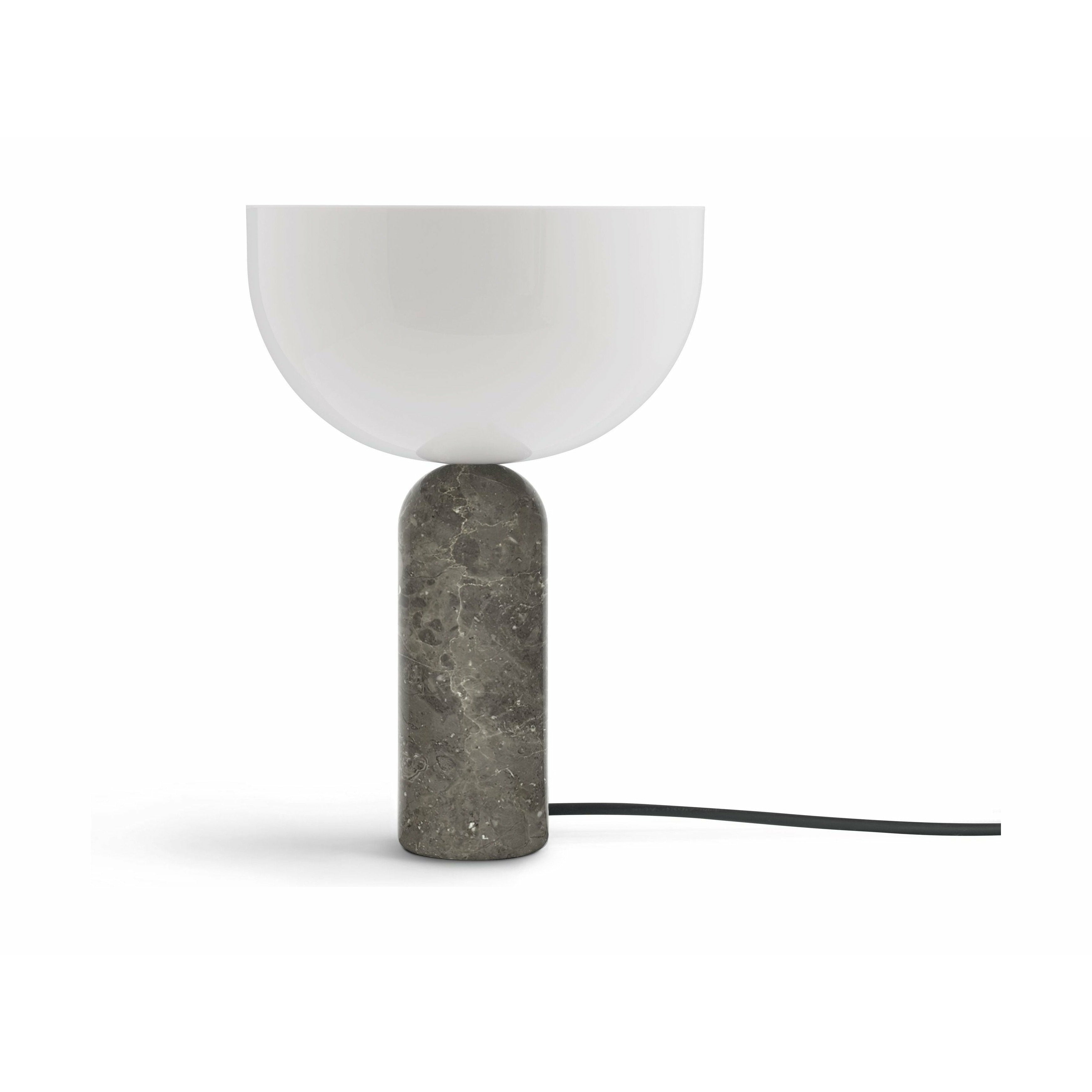Nuove opere Kizu Table Lamp Gris Du Marais Marble, piccolo