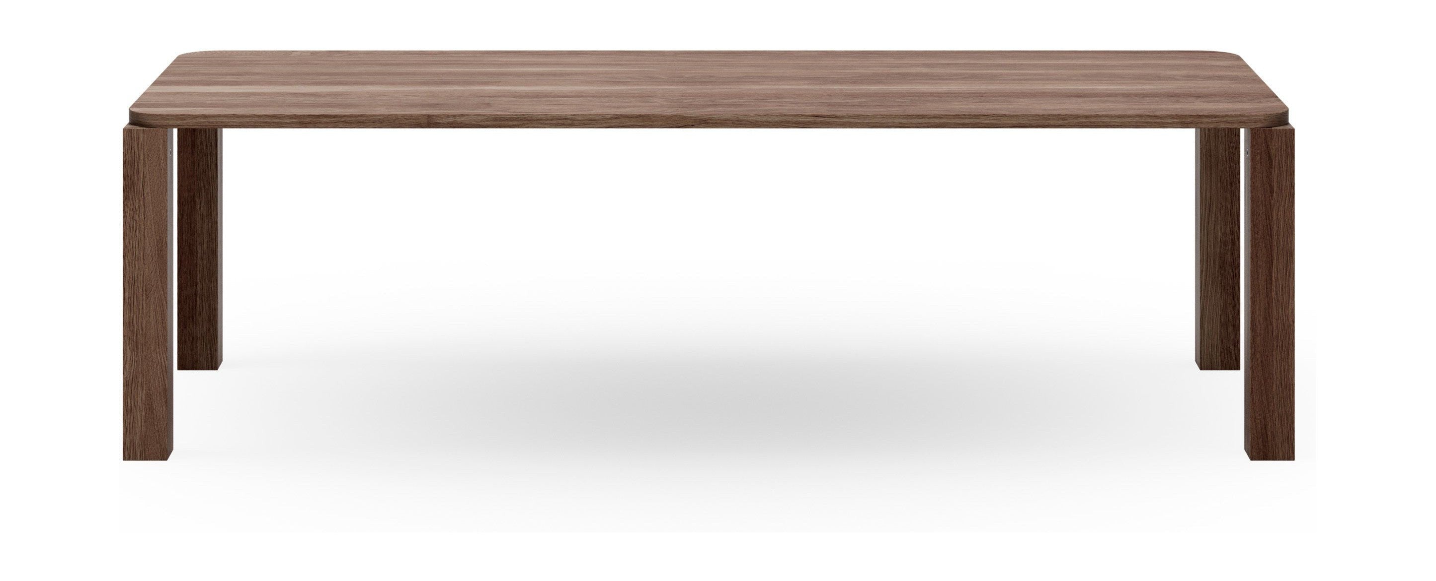 New Works Atlas Dining Table Fumed Oak, 250x95 Cm