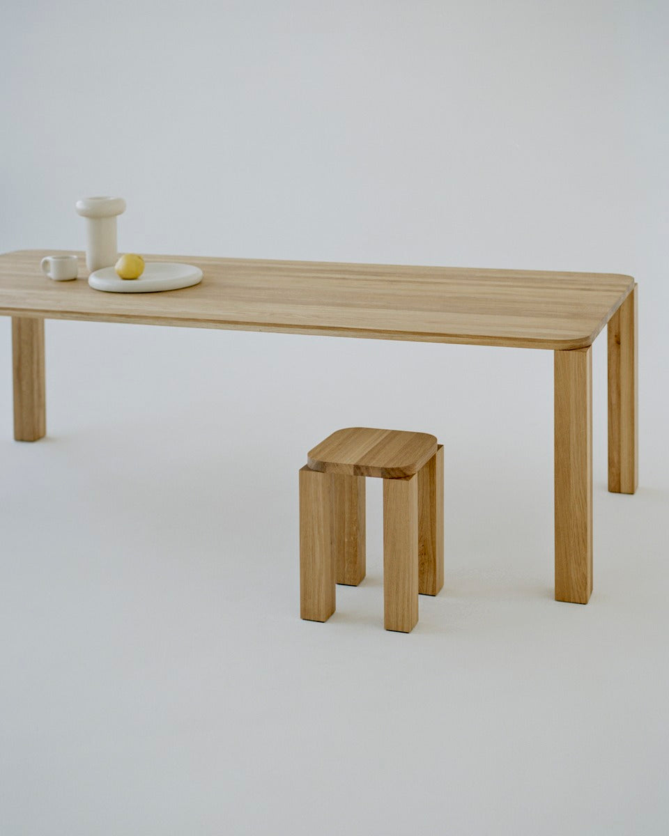 Nuove opere Atlas Dining Table Oak, 250x95 cm