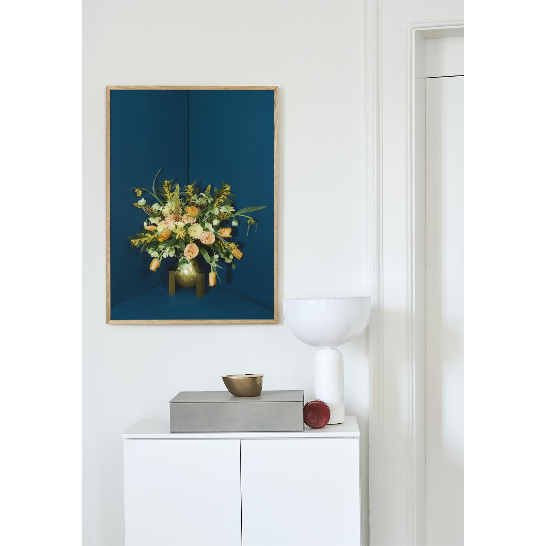 Paper Collective Blomst 05 Poster 50 x 70 cm, bleu sarcelle