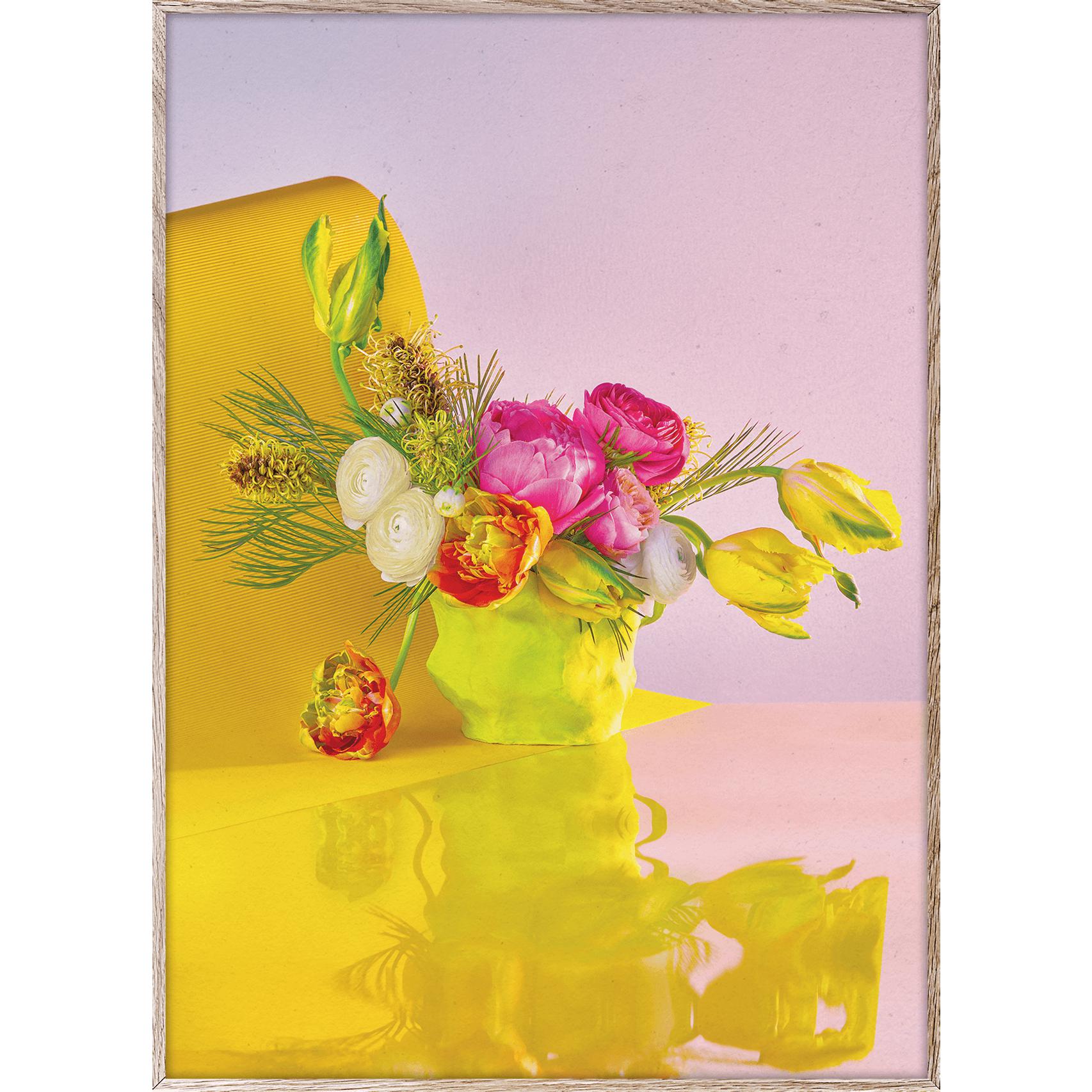 Paper Collective Bloom 03 Poster 30x40 Cm, Yellow