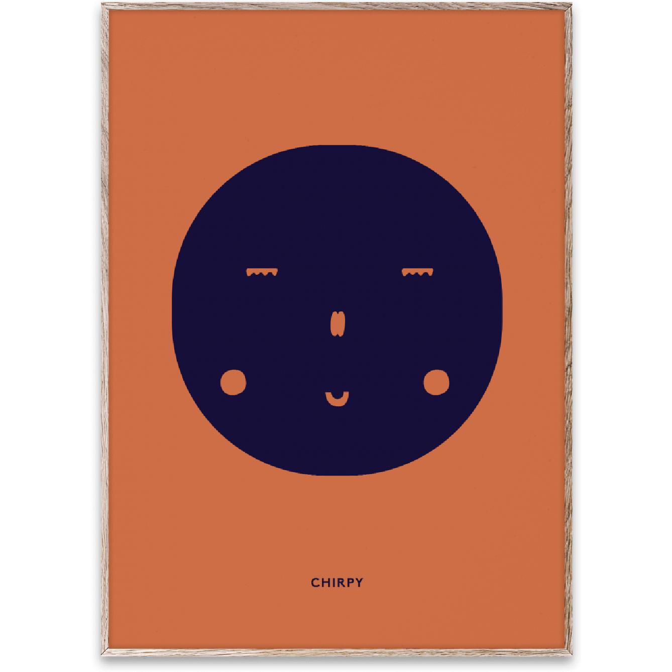 Paper Collective Affiche Chirpy Feeling, 50 x 70 cm
