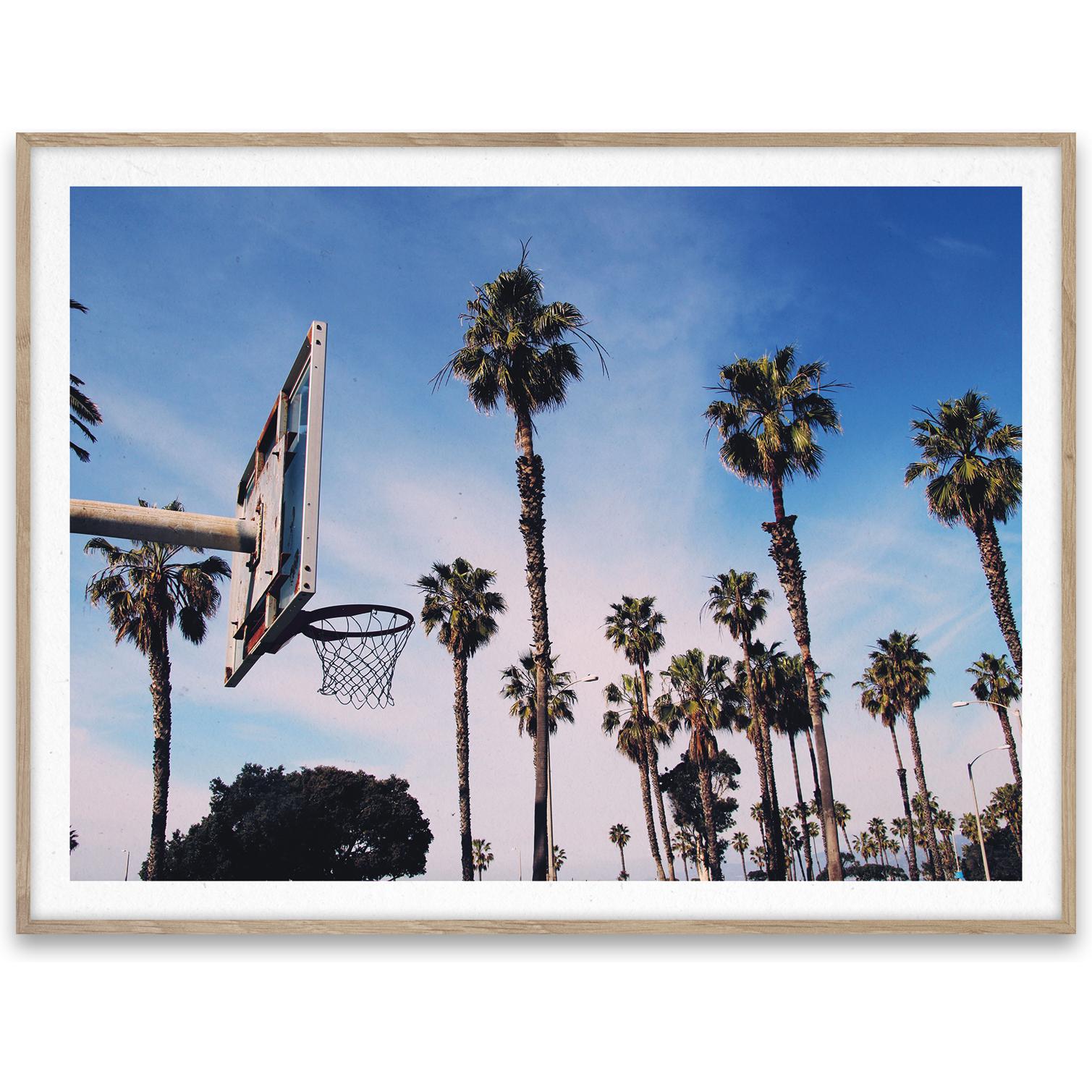 篮球的纸集城市02，洛杉矶海报，30x40厘米