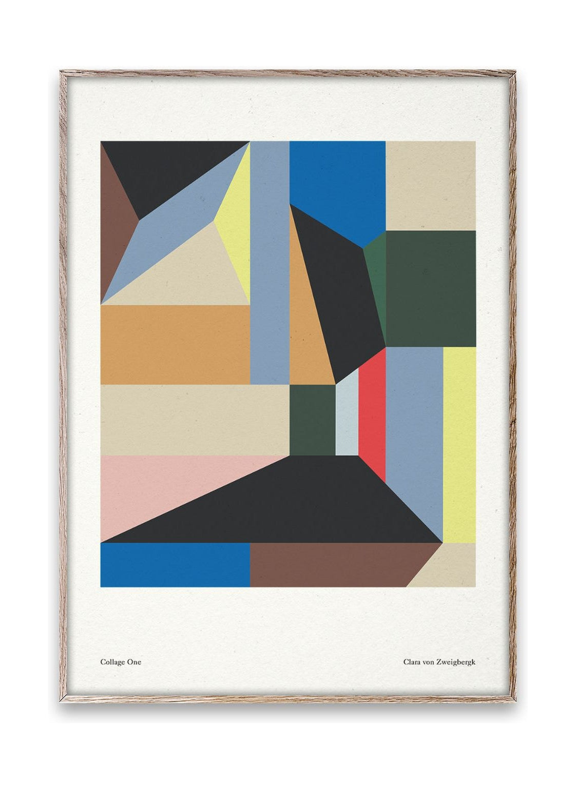Paper Collective Collage en affisch, 30x40 cm