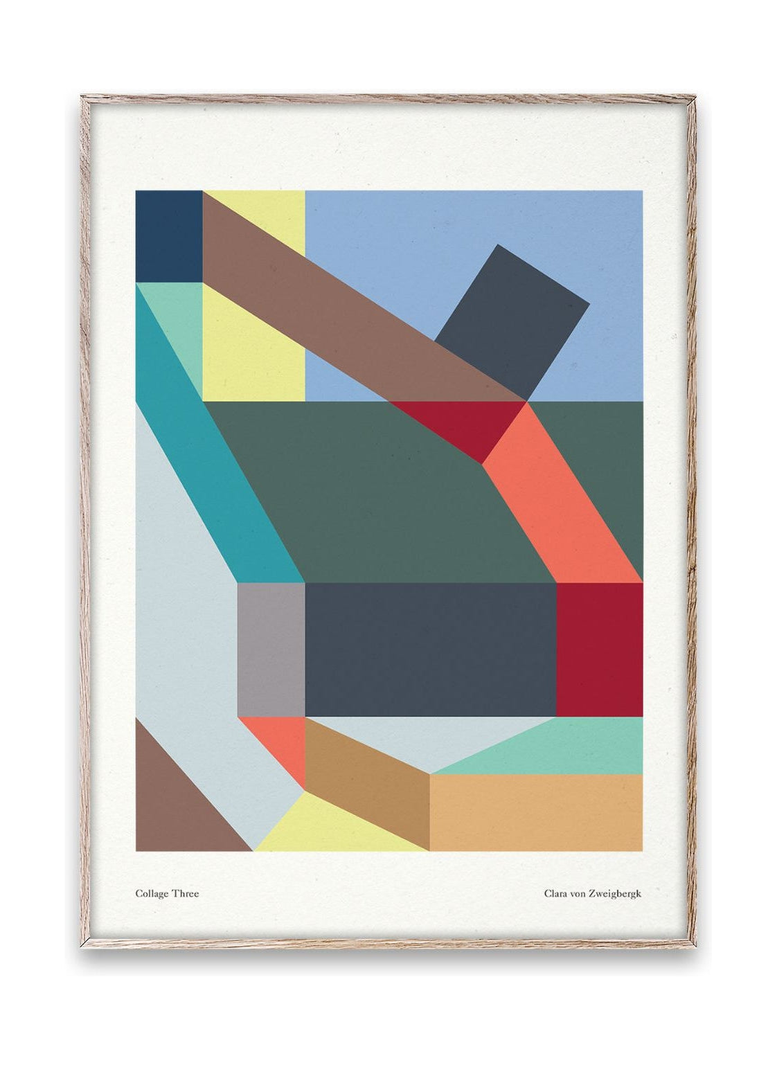 Paper Collective Collage Drei Poster, 30x40 Cm
