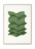 纸集绿色褶皱海报，50x70厘米