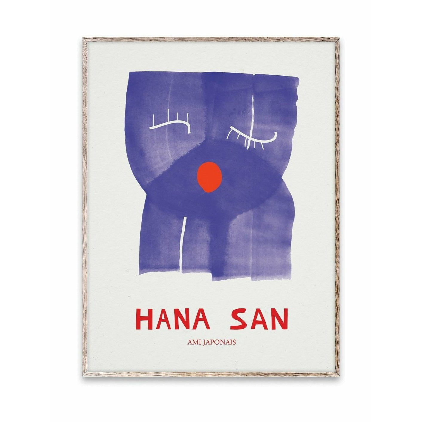 Pappírssamkeppni Hana San veggspjald, 30x40 cm
