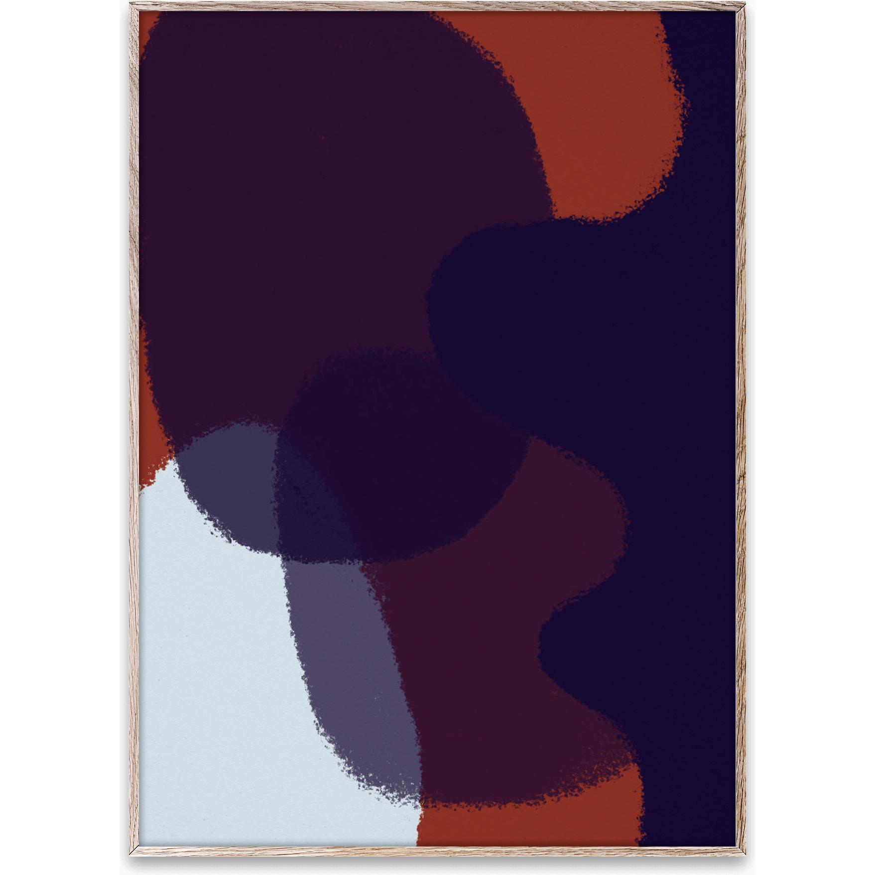 Pappírs sameiginlegt blekkorn 03 veggspjald, 50x70 cm