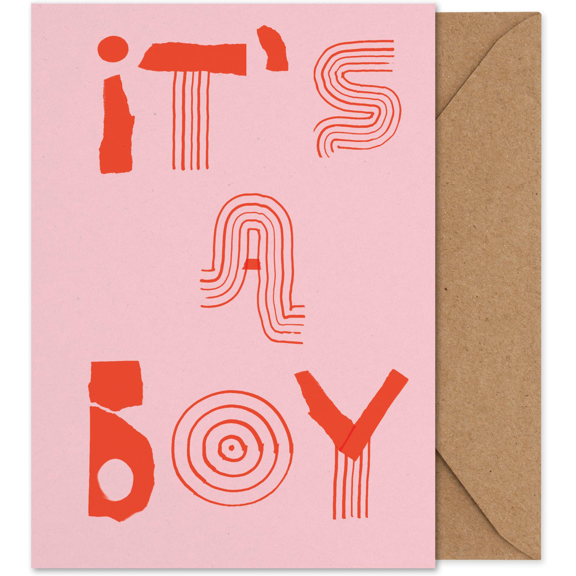 Paper Collective Kunstkarte "Es ist ein Junge