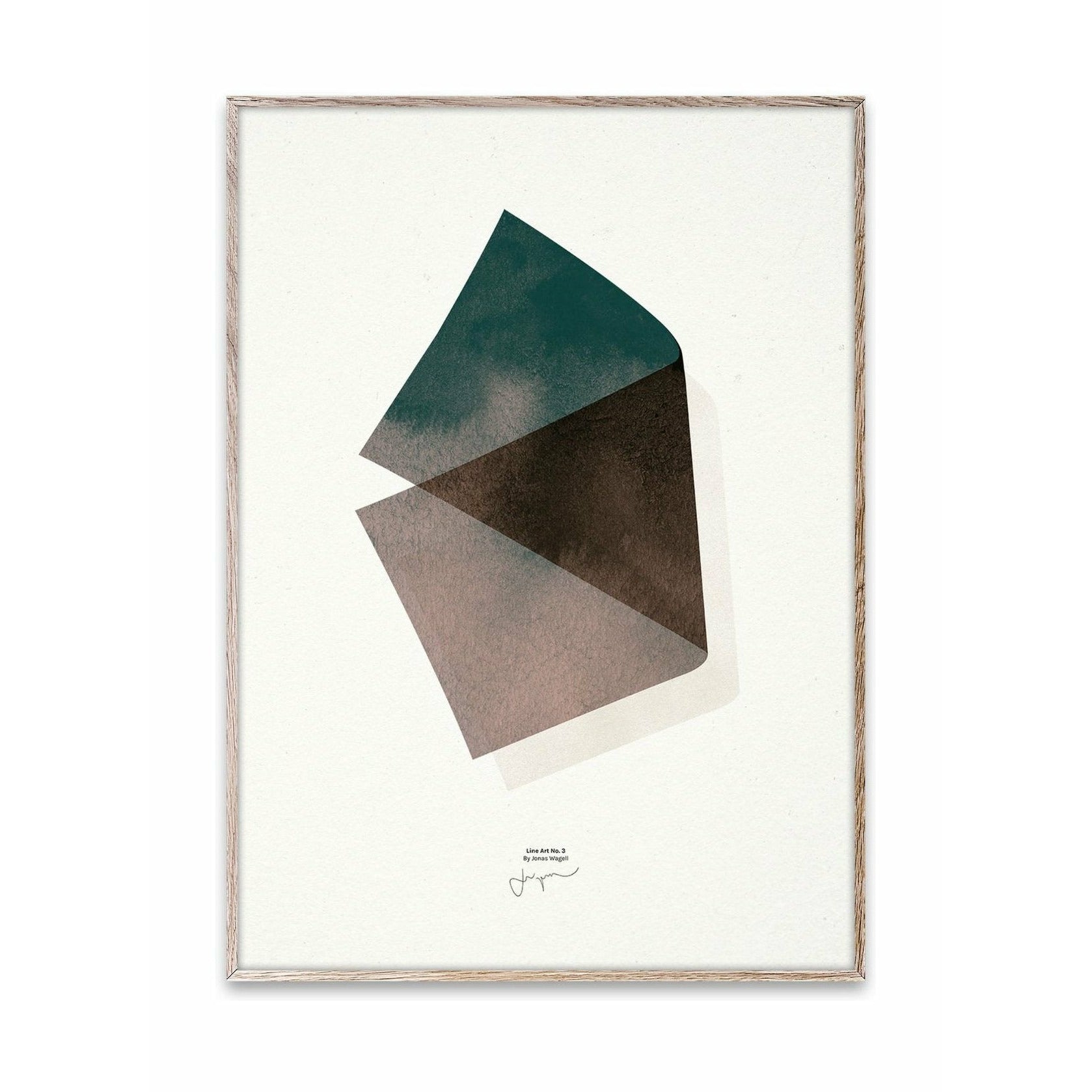 Paper Collective Line Kunst 03 Poster, 30x40 Cm
