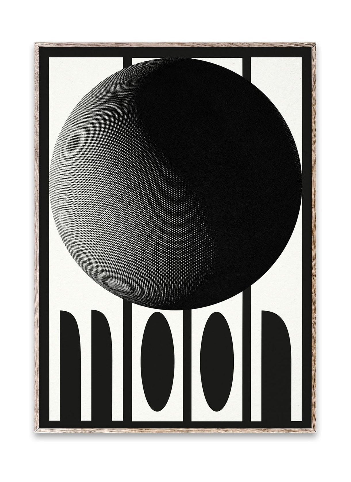 Poster della luna collettivo di carta, 50x70 cm