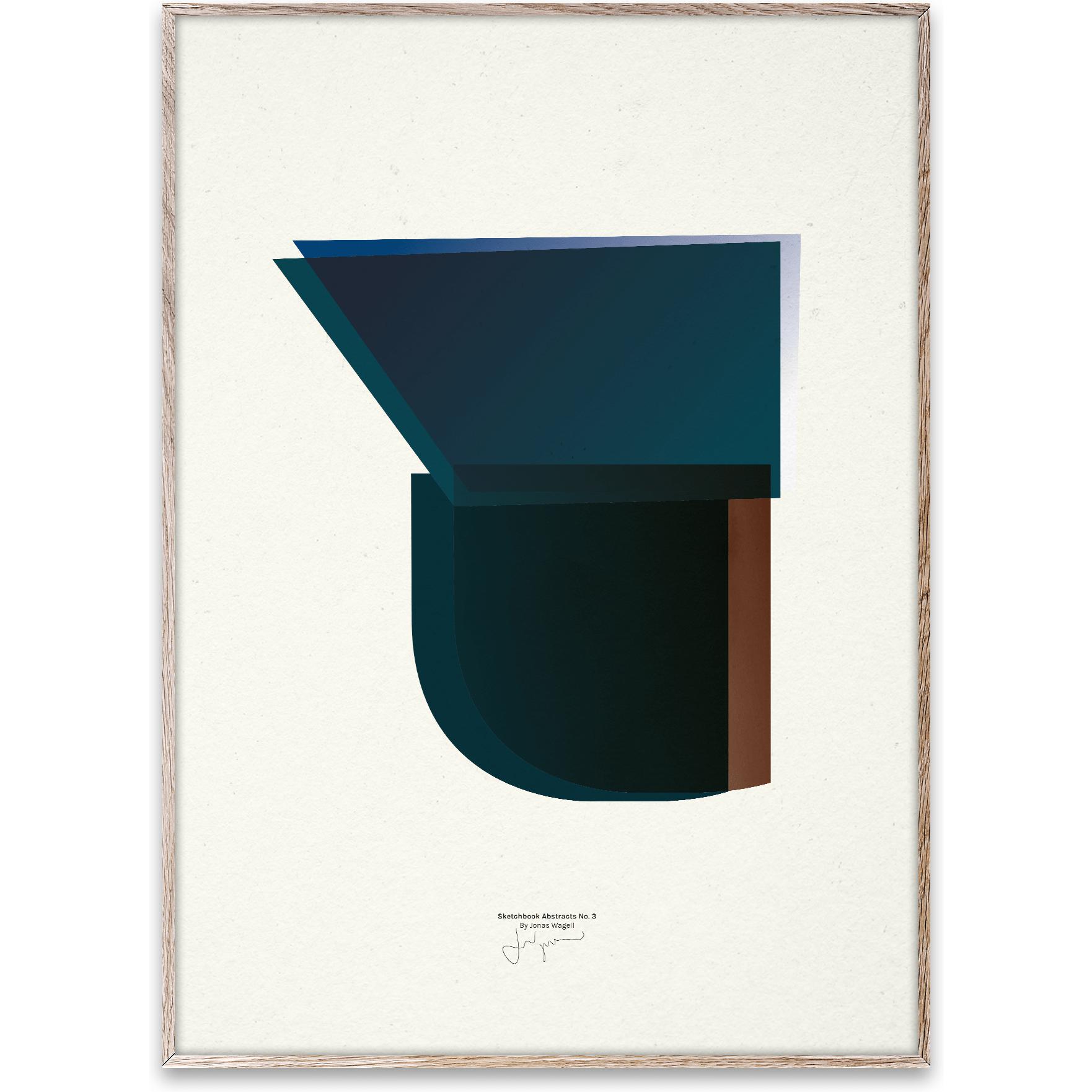 Paper Collective Sketchbook Abstract 03 Poster, 50x70 cm