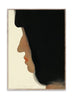 Paper Collective Affiche Les Cheveux Noirs, 30x40 cm