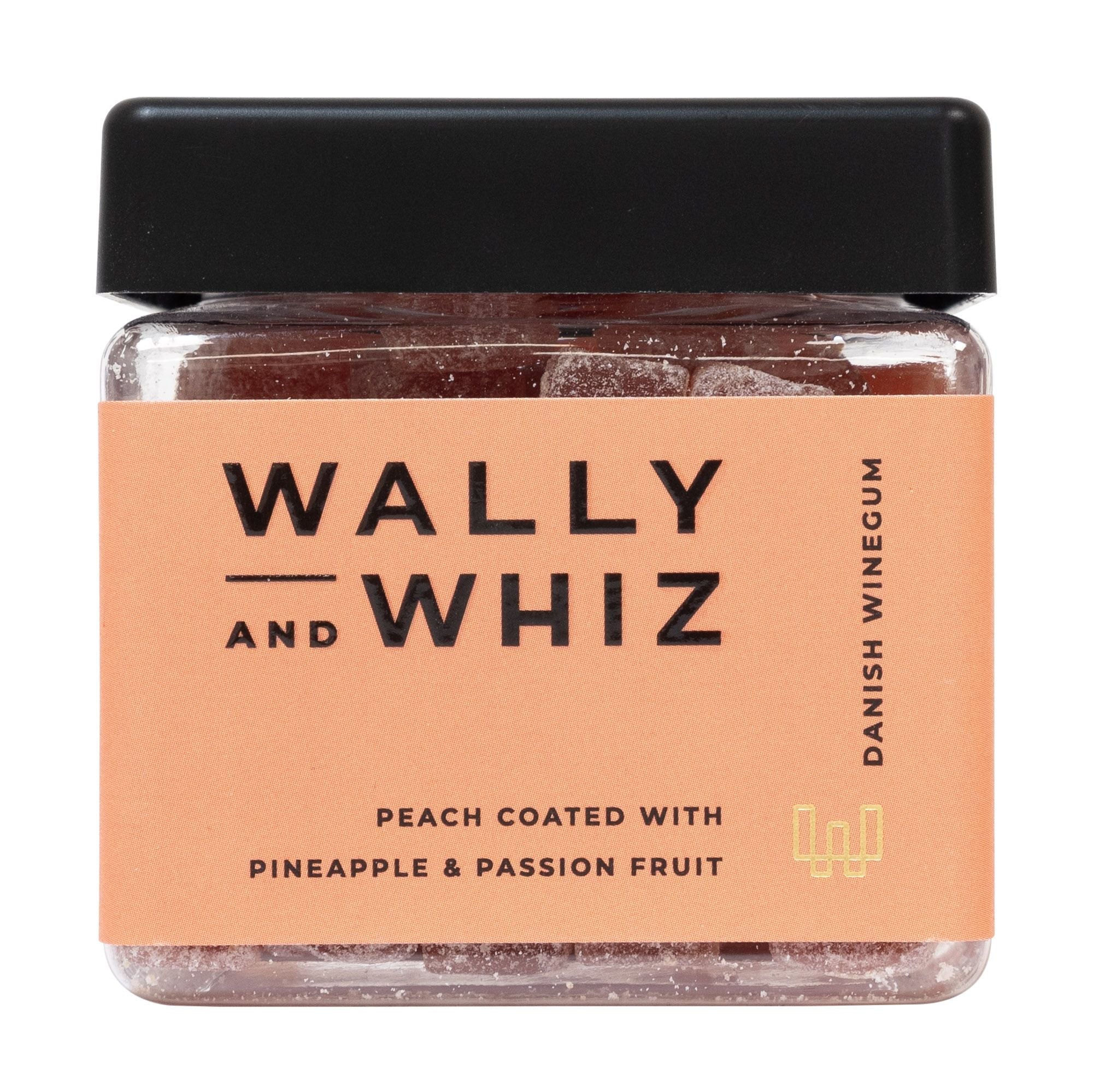 Wally和Whiz Summer Wine Gum Cube，带菠萝和百香果的桃子，140克