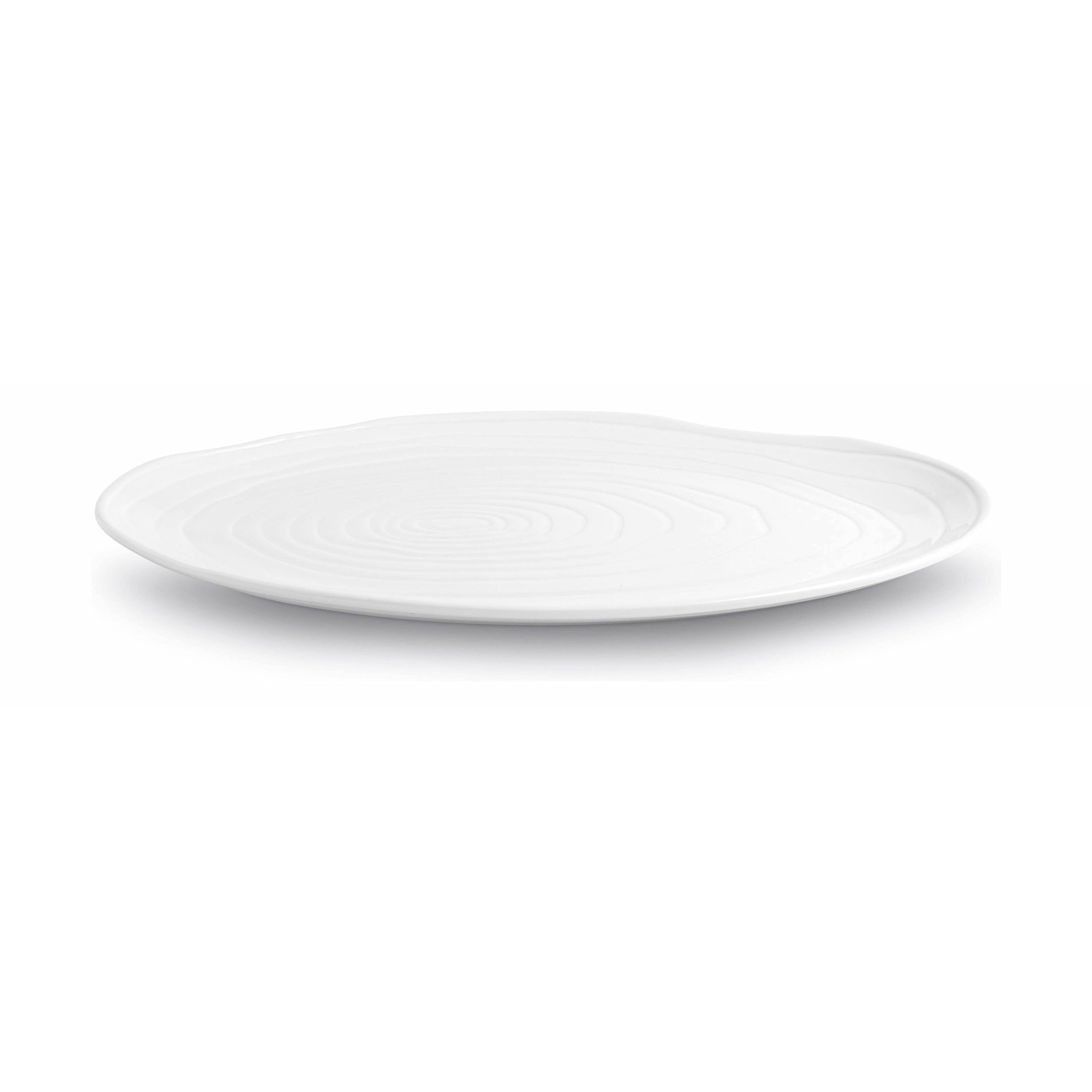 Pillivuyt Boulogne Plate ovale L 34 cm, blanc