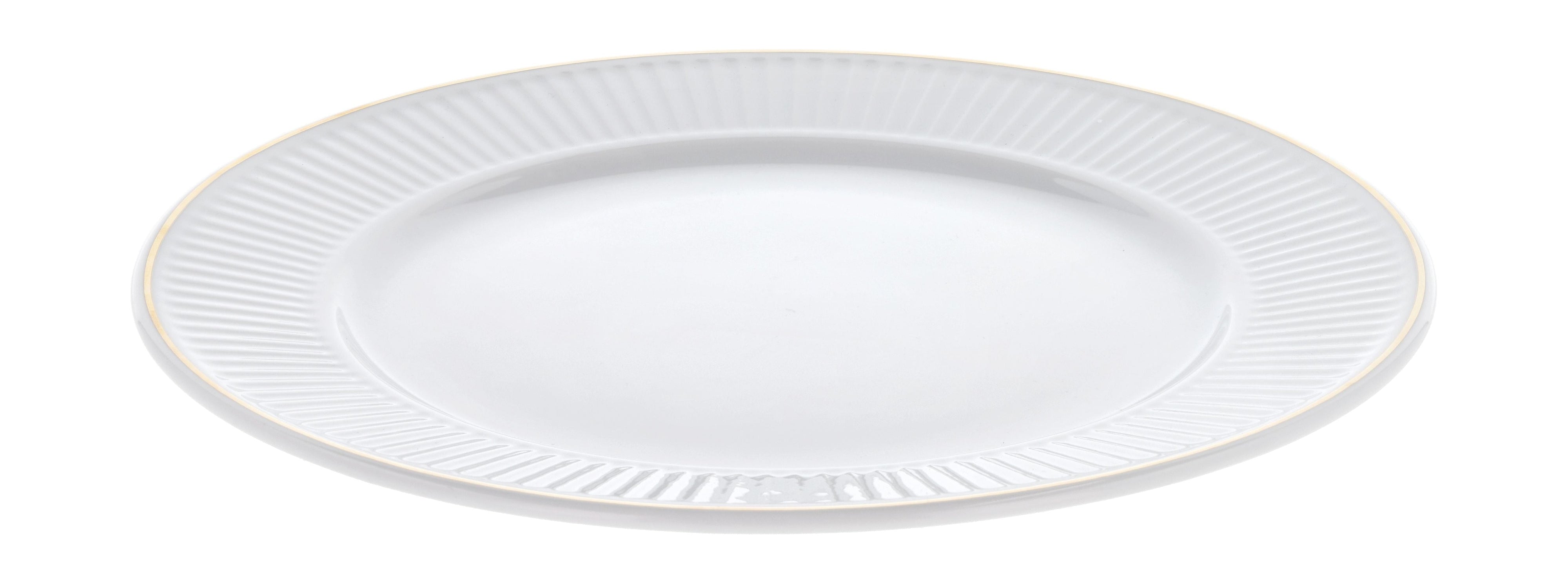 Pillivuyt Assie de la plissé blanc / matt or, Ø28 cm