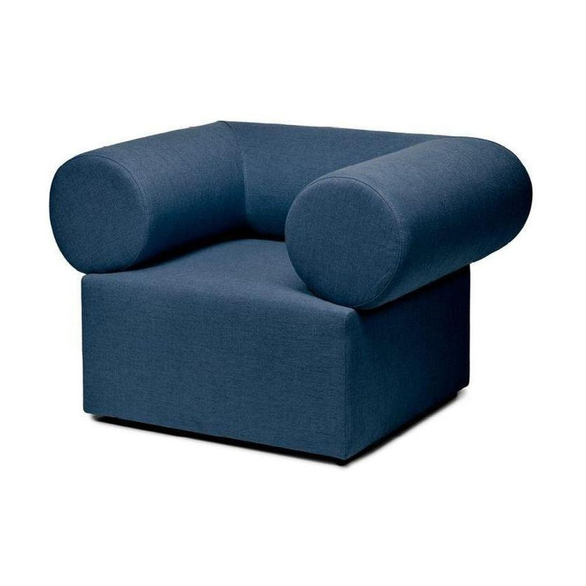Puik Chester fauteuil, donkerblauw