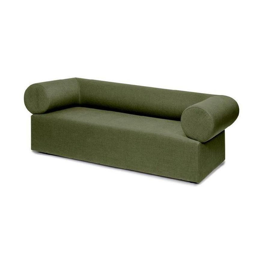Puik Chester Couch 3 seters, mørkegrønn
