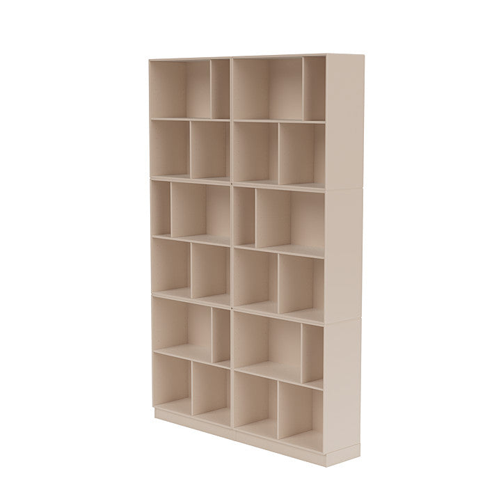 Montana Read Spacious Bookshelf With 7 Cm Plinth, Clay