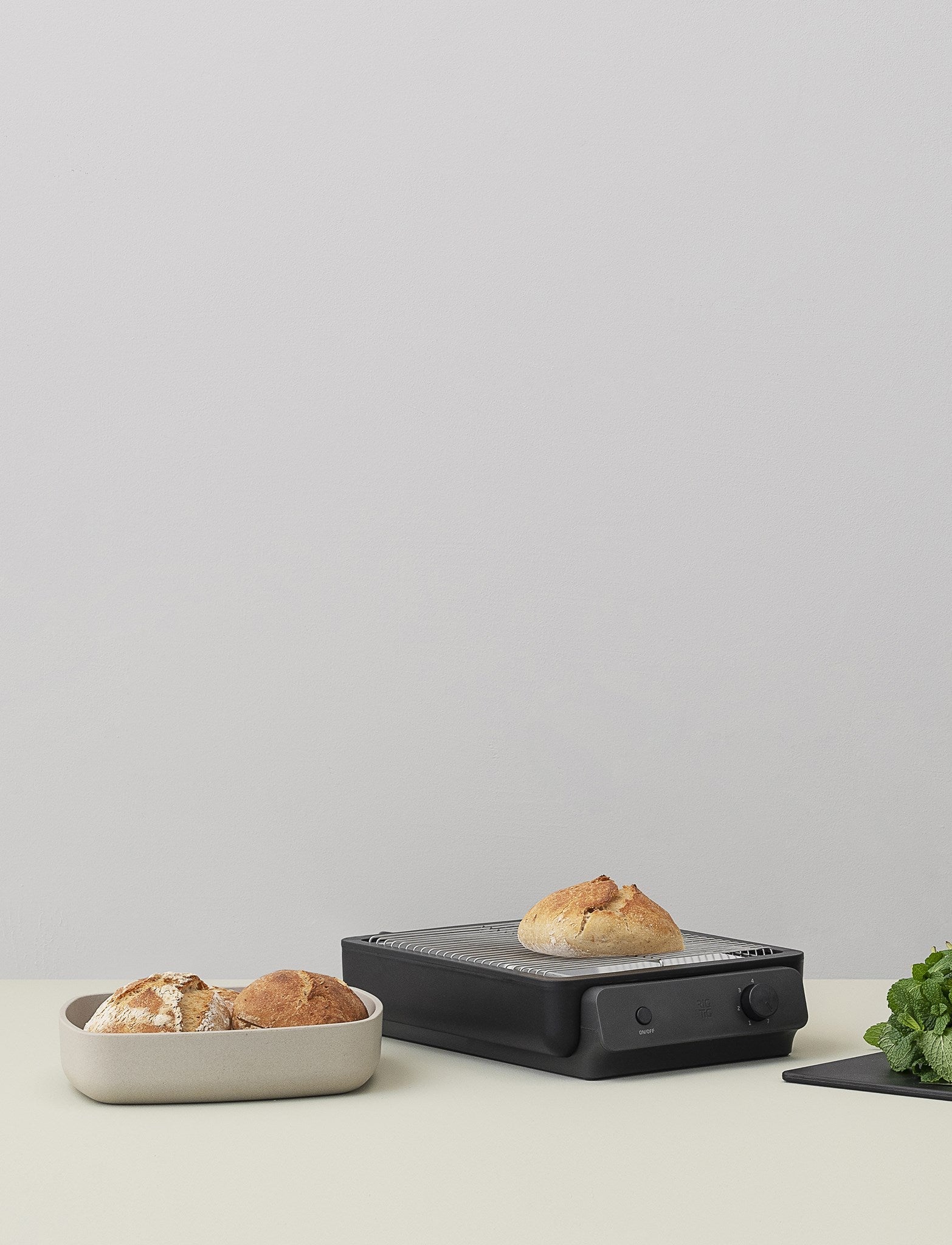 Rig Tig Foodie Flat Toaster, zwart