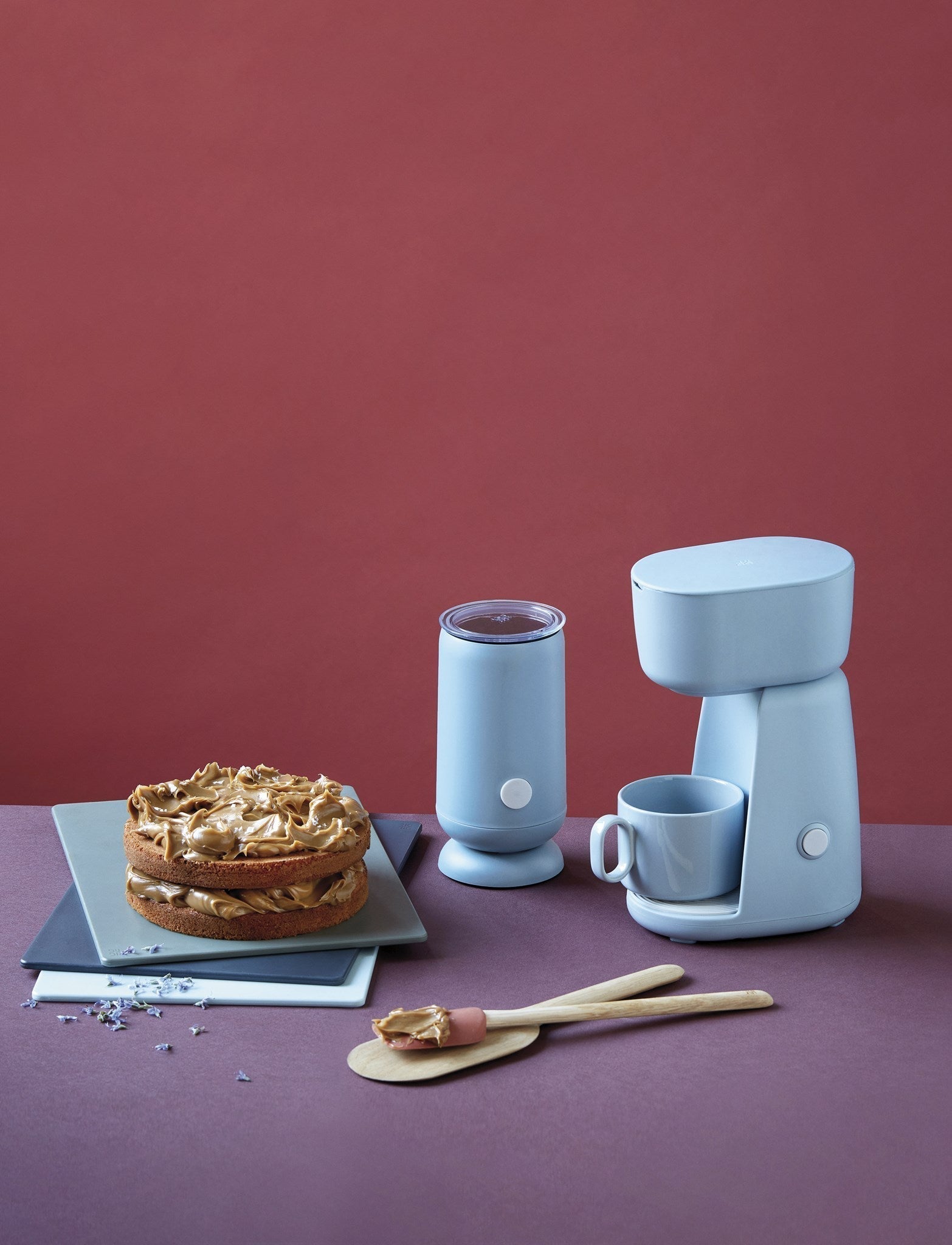 Rig Tig Foodie Single Cup Coffee Machine 0,4 L, azul claro