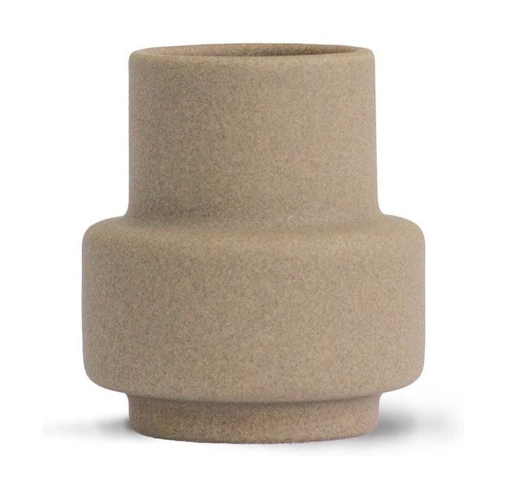Ro Collection Hurricane Ceramic Vase Small, Light Stone