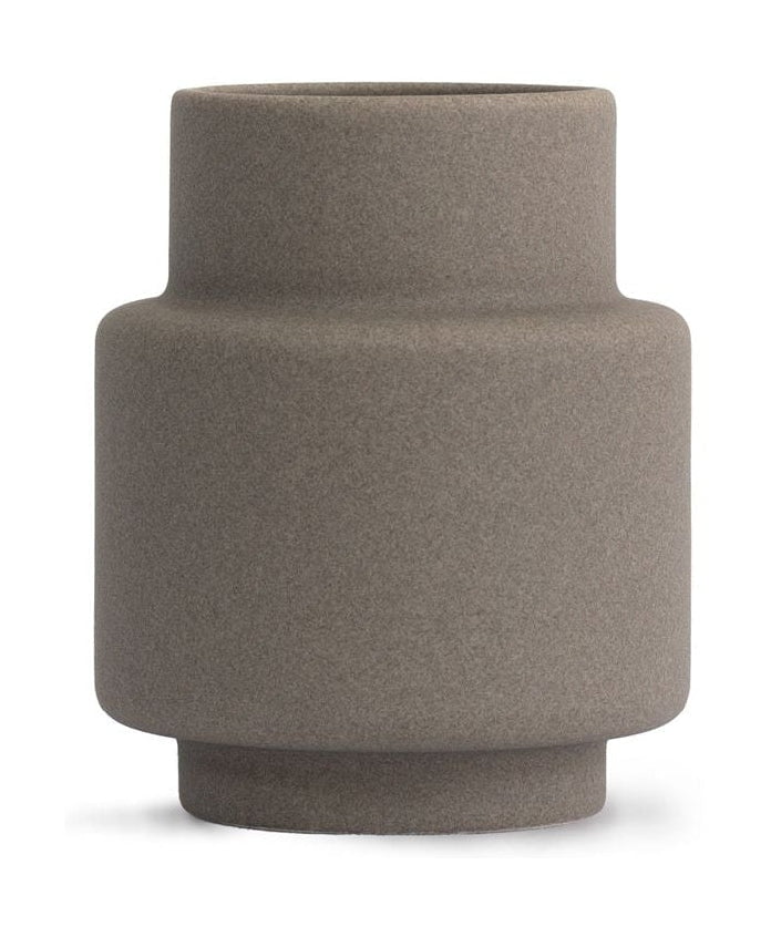 Ro Collection Hurricane Ceramic Vase Medium, Dark Stone