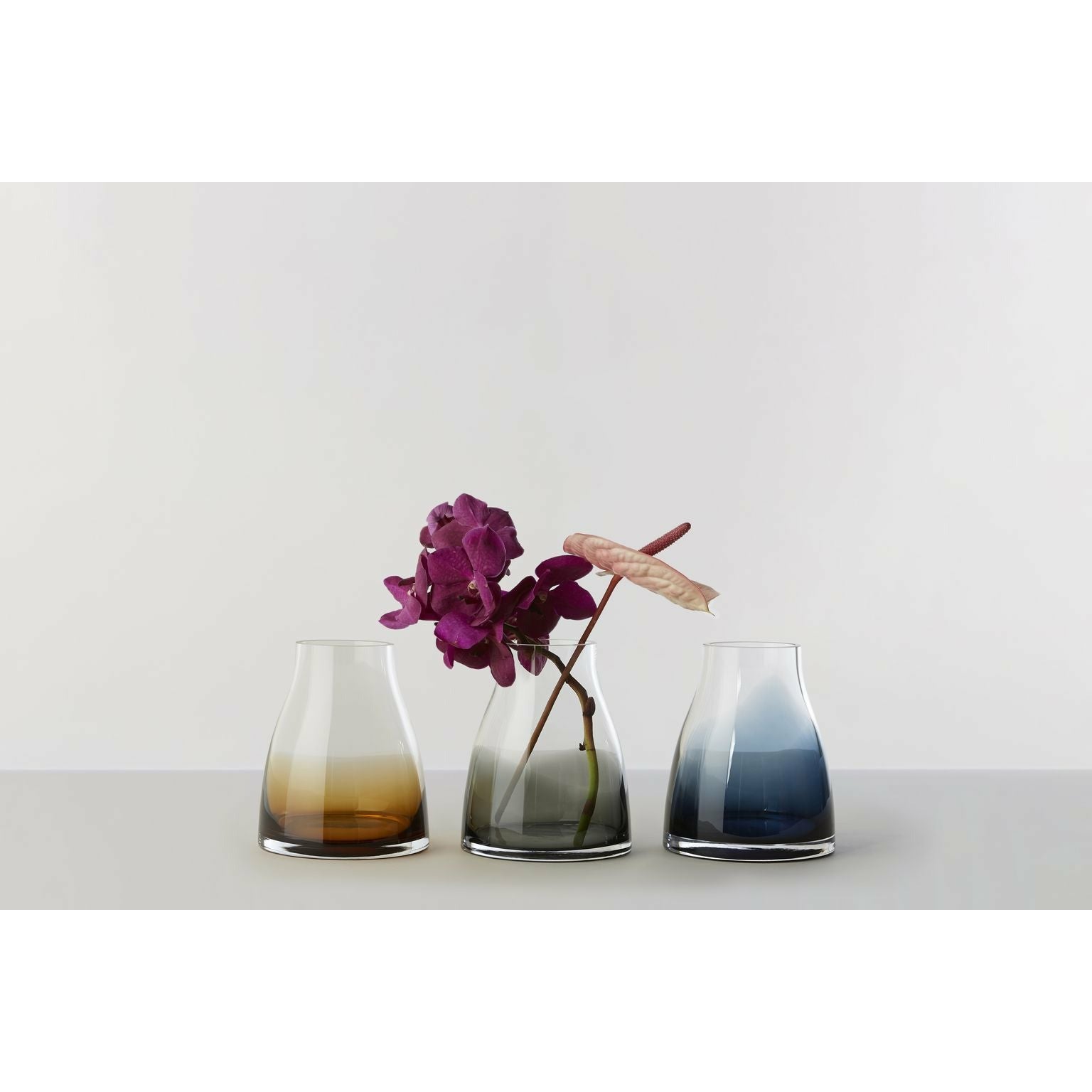 Ro Collection N ° 2 Vase de fleurs Øxh 15 x18, Blue Indigo