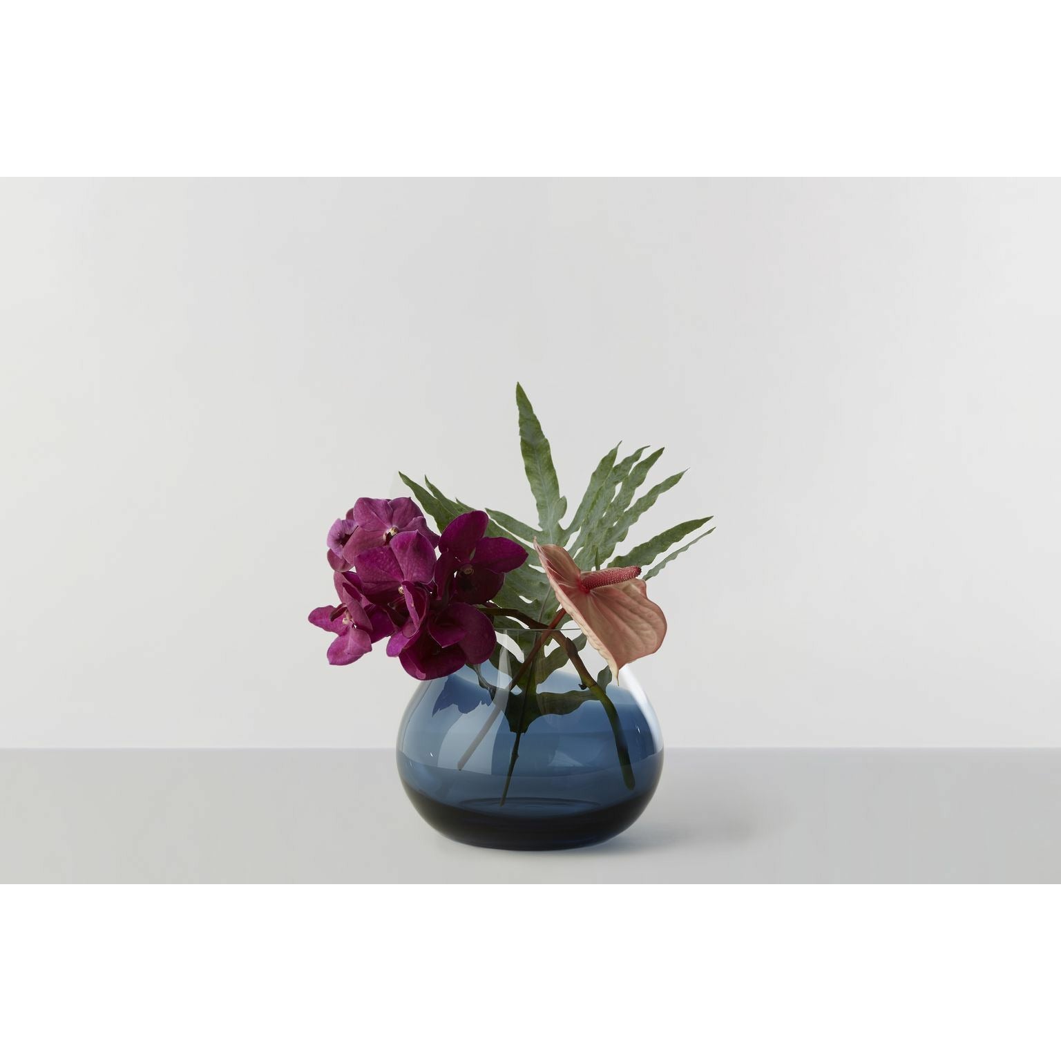 Ro Collection Nr. 23 Flower Vase, Indigo Blue