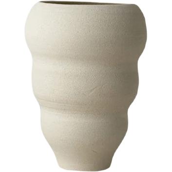 Ro Collection No. 60 Hand Woven Curved Vase