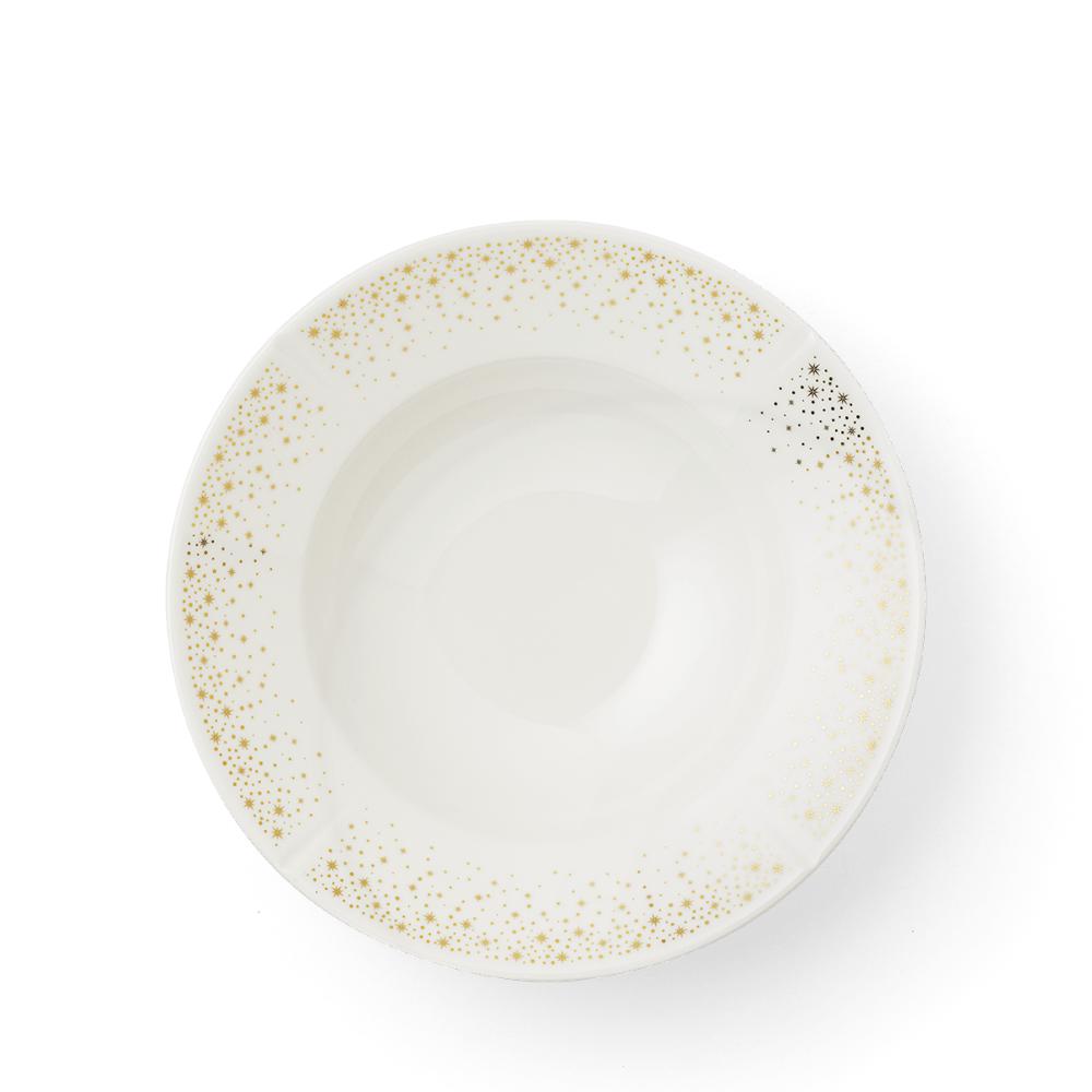 Rosendahl Grand Cru Moments Pasta Plate Ø25cm, valkoinen kultaisella