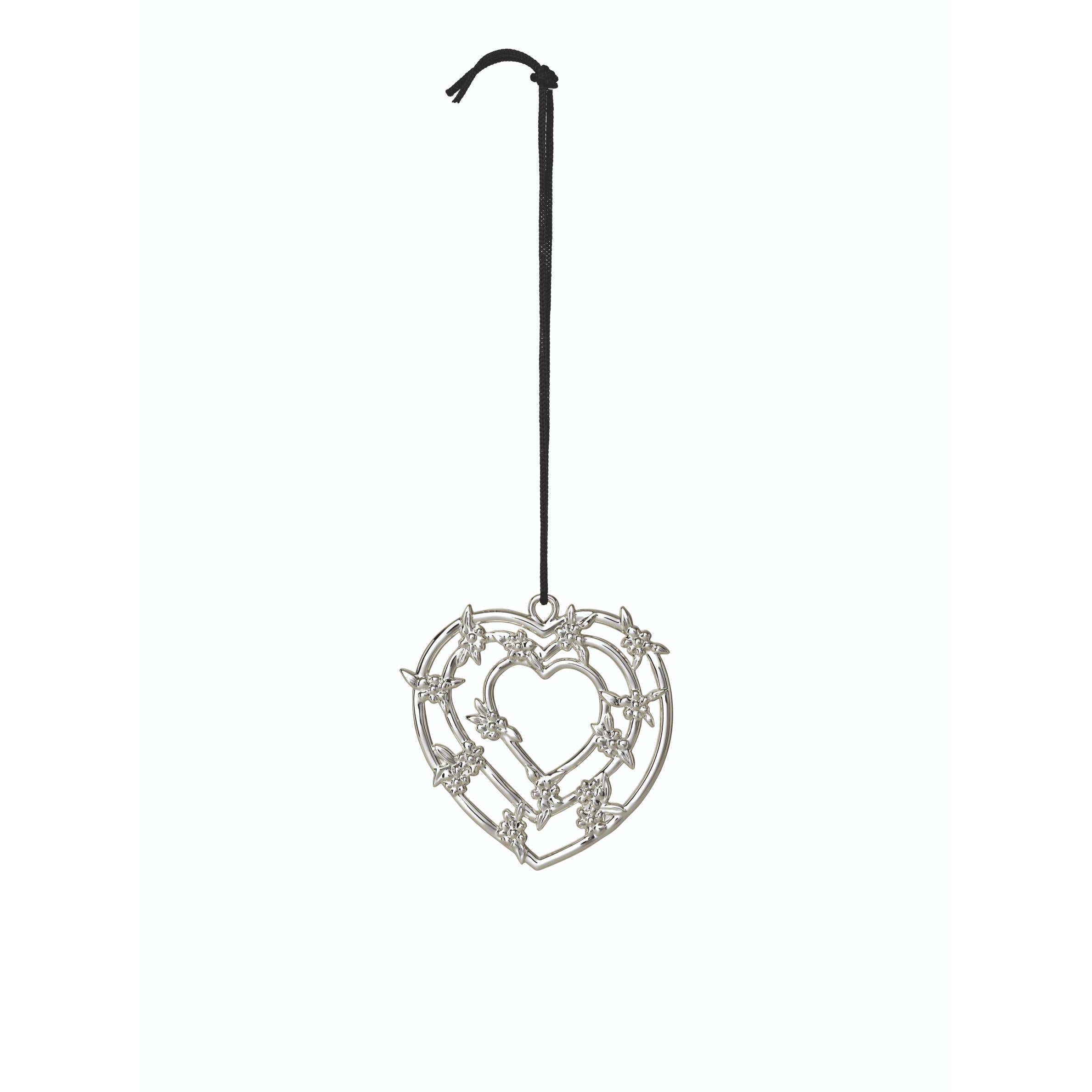 Rosendahl Karen Blixen Heart Garland Silver, 7 cm