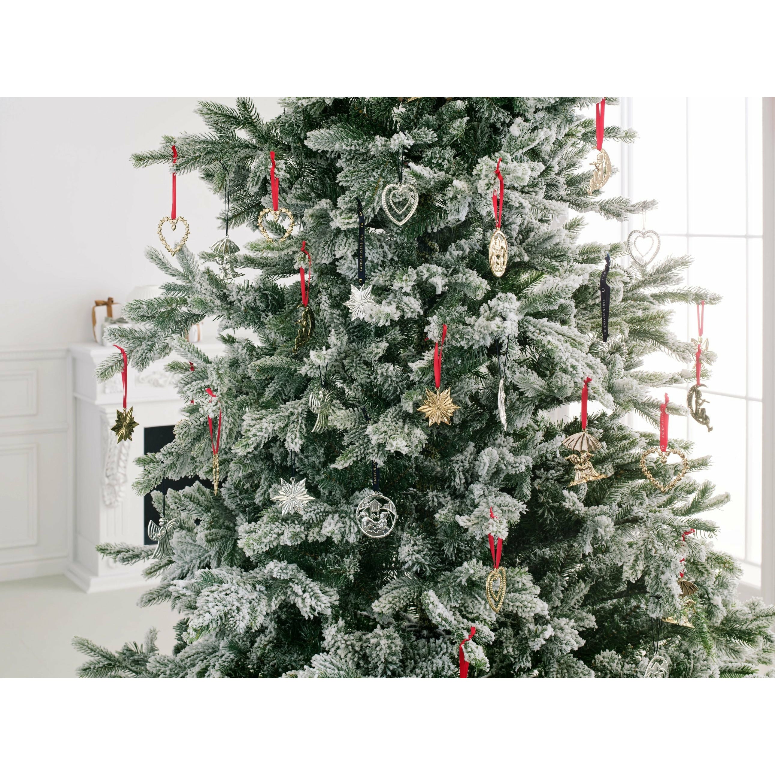 Rosendahl Karen Blixen Nordstern Christmas Decorations H 7cm, sølvbelagt