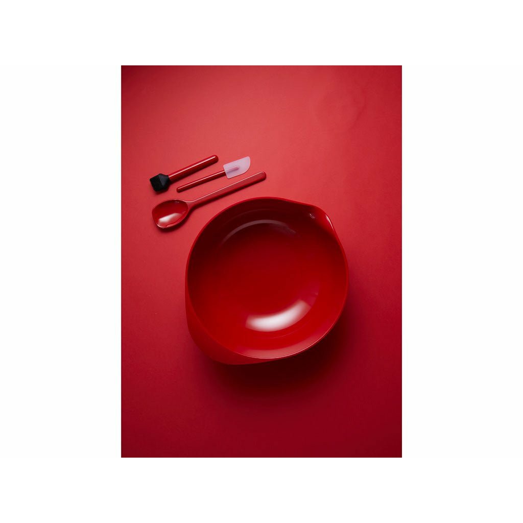 Rosti Klassinen leivonta- ja grilliharja 17,8 x 3,8 cm, punainen